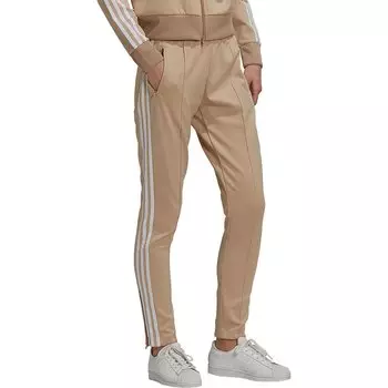 Брюки adidas Originals Primeblue SST, коричневый