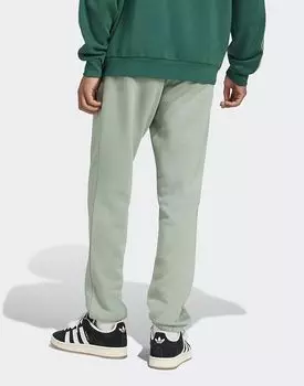 Брюки Adidas Originals Trefoil Essentials серебристо-зелёного цвета