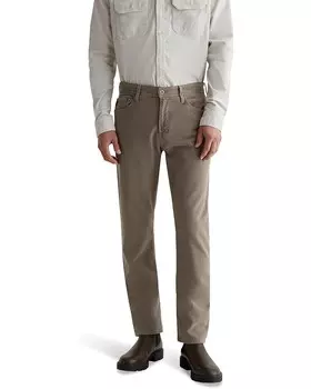 Брюки AG Jeans Everett Slim Straight Brushed Moleskin Pants, цвет Faded Ashwood
