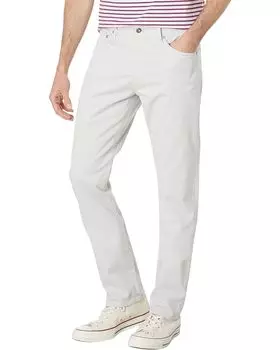 Брюки AG Jeans Everett Slim Straight Leg Twill, цвет Silver Smoke