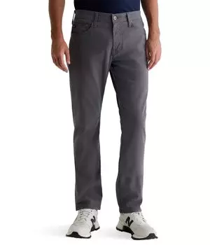 Брюки AG Jeans Everett Slim Straight Leg Twill Pants, цвет Folkestone Grey
