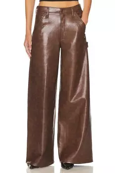 Брюки AGOLDE Dale Wide Leg Carpenter Trouser, цвет Cola