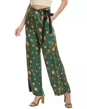 Брюки Agua by Agua Bendita Esoterico, зеленый