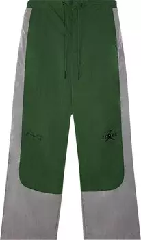 Брюки Air Jordan x Off-White MJ Track Pants 'Forest Green/Phantom/Black', зеленый