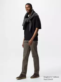 Брюки airsense длинные Uniqlo, цвет 37 коричневый