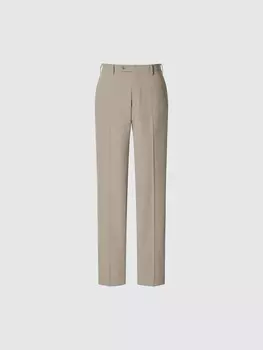 Брюки airsense хлопчатобумажные Uniqlo, бежевый