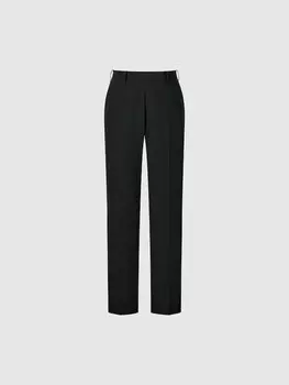 Брюки airsense хлопчатобумажные Uniqlo, черный