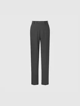 Брюки airsense шерстяные, длинные Uniqlo, серый
