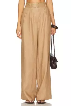 Брюки Alina Hevron, taupe