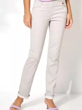 Брюки алиса Relaxed, серебряный