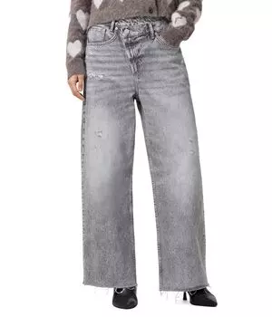 Брюки AllSaints Aki Crossover Jeans, цвет Washed Grey