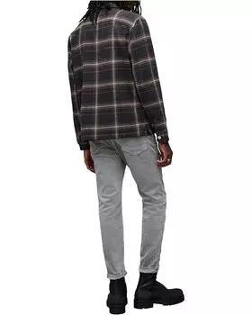 Брюки AllSaints Dean Cord, цвет Moon Grey
