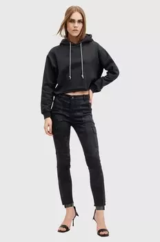 Брюки AllSaints DURAN CAMO CARGO, черный