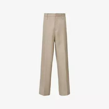 Брюки Allsaints Tanner прямого кроя свободного силуэта, коричневый