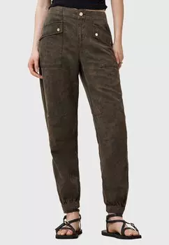 Брюки AllSaints, зеленый