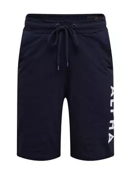 Брюки ALPHA INDUSTRIES Regular Pants, темно-синий