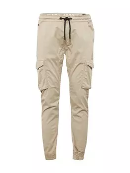 Брюки ALPHA INDUSTRIES Tapered Cargo Pants, светло-бежевый