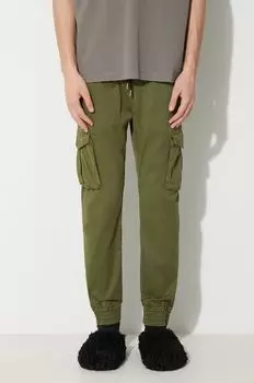 Брюки Alpha Industries, зеленый