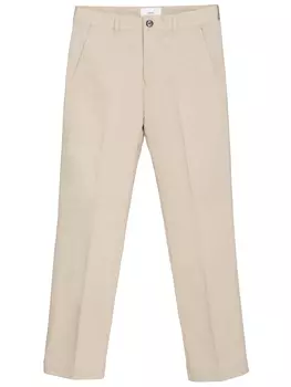 Брюки Ami Paris Chino, бежевый