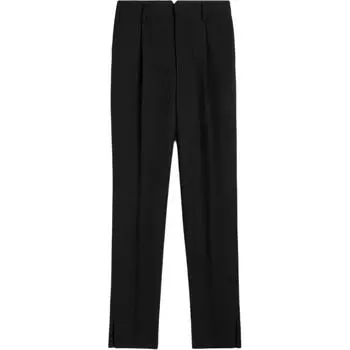 Брюки Ami Paris с высокой талией AMIPARIS, черный