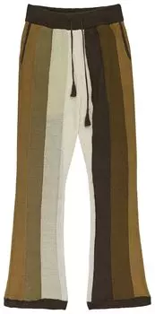 Брюки Amiri Color-Block Drawstring Pants 'Brown', коричневый