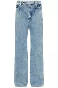 Брюки Amiri Double Pleat Baggy In Light Washed Indigo, цвет Light Washed Indigo