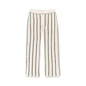 Брюки Amiri Stitch Flare Track Pants Alabaster, кремовый