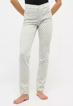 Брюки ANGELS Casualpants Hose Cici mit Graphic Print, цвет elfenbein