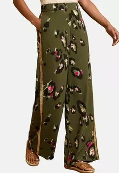 Брюки ANIMAL SEQUIN Love & Roses, зеленый