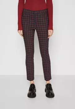 Брюки Ankle Bistretch Plaid GAP, цвет dark blue/red/dark green