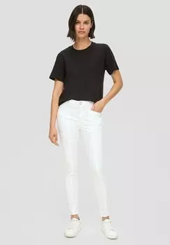 Брюки ANKLE-HOSE SLIM FIT MID RISE LEG s.Oliver, белый