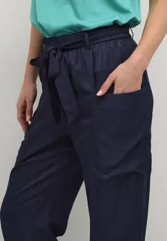 Брюки Anna Cream, темно-синий блейзер