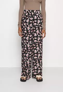 Брюки Anna Field, черный/разноцветный