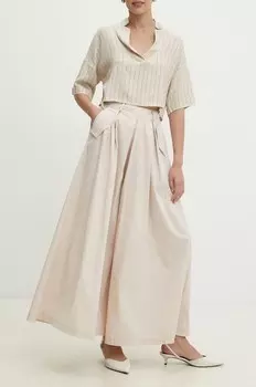 Брюки Answear Lab, бежевый