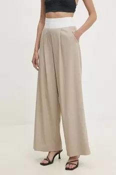 Брюки Answear Lab, бежевый