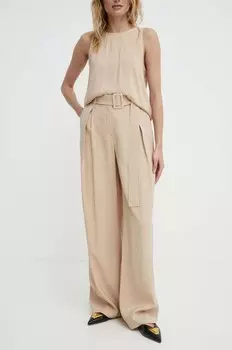 Брюки Answear Lab, бежевый