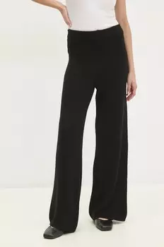 Брюки Answear Lab из смесовой шерсти, черный