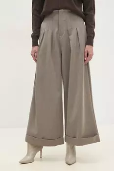 Брюки Answear.Lab, коричневый