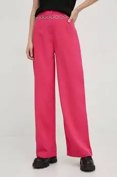 Брюки Answear Lab, розовый