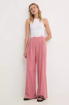 Брюки Answear Lab, розовый