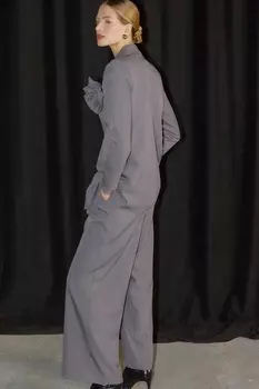 Брюки Answear.Lab, серый