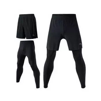 Брюки Anta Running Knit Track, черный
