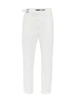 Брюки Antioch Slim fit Pleat-Front Pants, белый