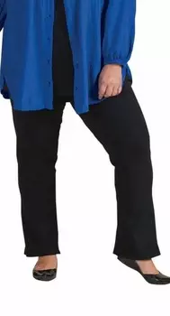 Брюки Anywhere из хлопка и лайкры — черный цвет Plus On The Plus Side, черный