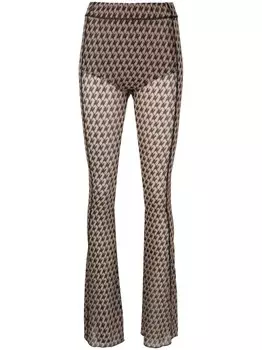 Брюки Apartment с монограммой AVAVAV, коричневый