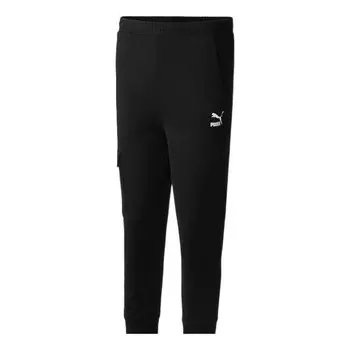 Брюки archive track pant 'black' Puma, черный