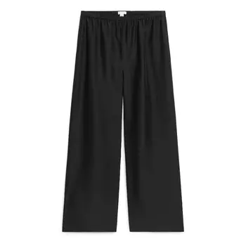 Брюки Arket Silk, черный