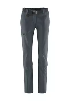 Брюки Аролла на молнии, водоотталкивающие, с защитой от ультрафиолета, женские maier sports, цвет Graphite