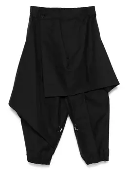 Брюки асимметричного кроя SONGZIO, черный