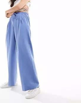 Брюки ASOS DESIGN классического кроя синего цвета